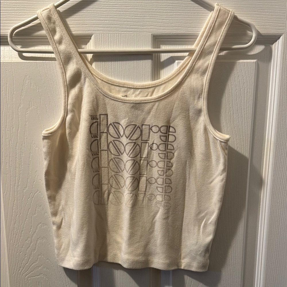 Chic Cream Doors Tank Top